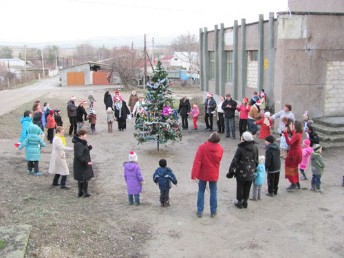 Новогодние праздники в поселке Железнодорожное