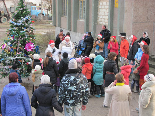 Новогодние праздники в поселке Железнодорожное