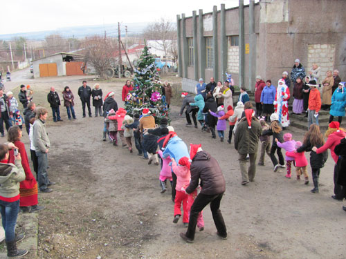 Новогодние праздники в поселке Железнодорожное